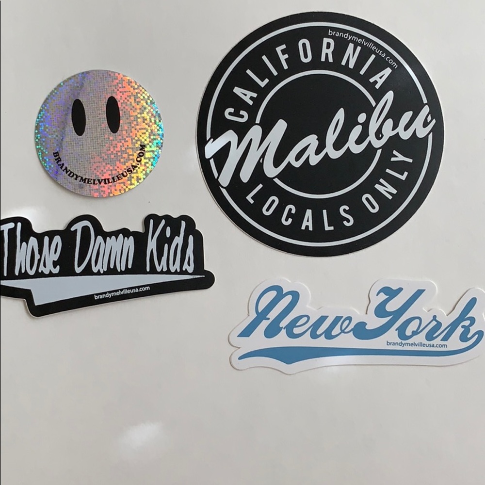 BRANDY MELVILLE STICKERS
